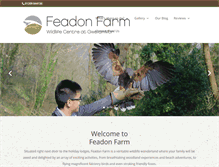 Tablet Screenshot of feadonfarmwildlife.co.uk